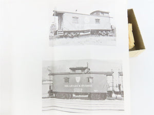 O Scale 2-Rail Ambroid Craftsman Kit #O-15 Undecorated D&H Offset Cupola Caboose