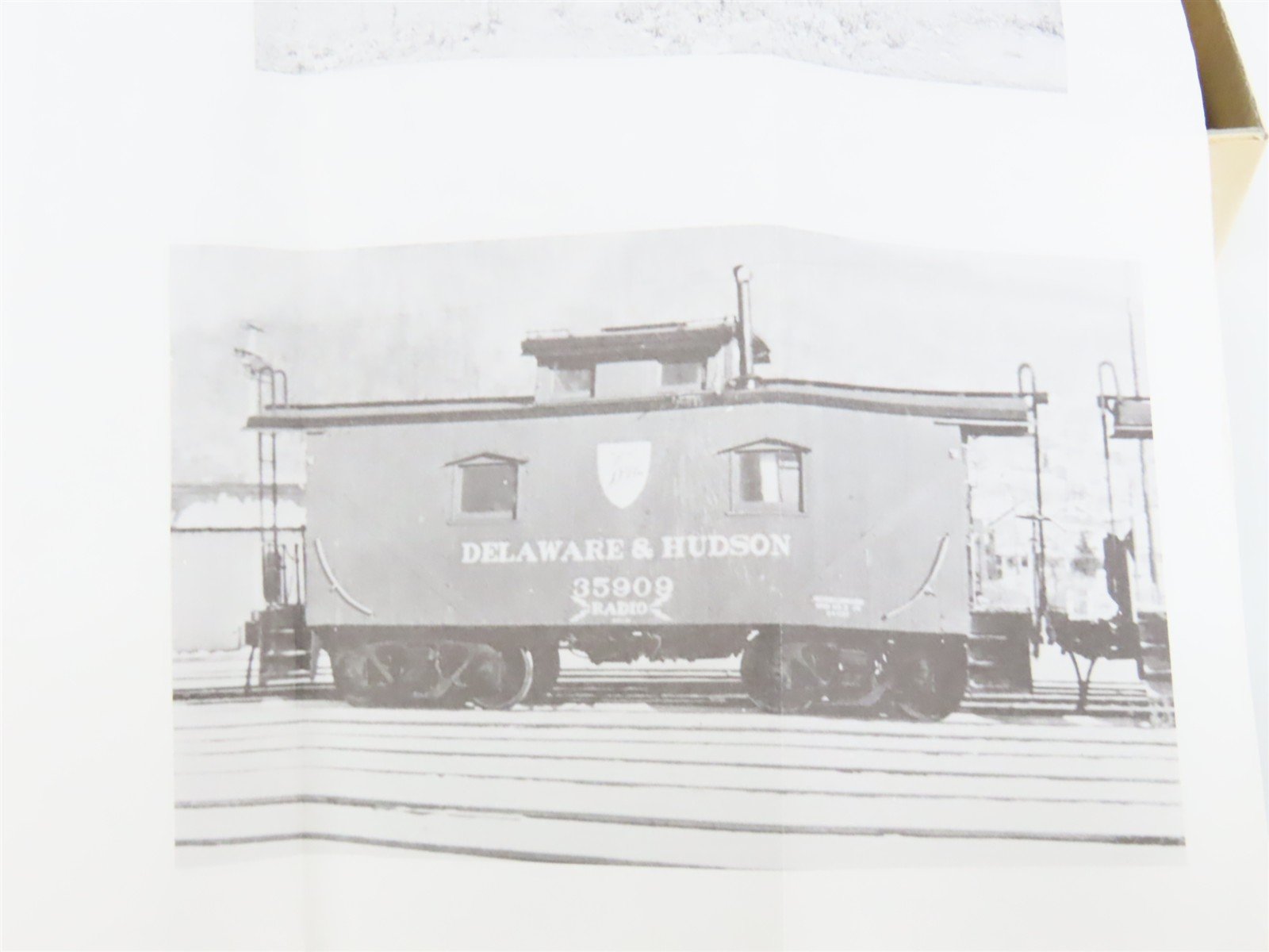 O Scale 2-Rail Ambroid Craftsman Kit #O-15 Undecorated D&H Offset Cupola Caboose