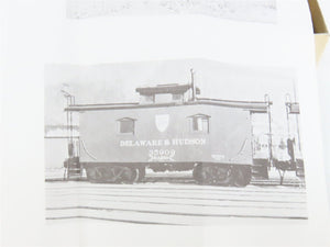 O Scale 2-Rail Ambroid Craftsman Kit #O-15 Undecorated D&H Offset Cupola Caboose