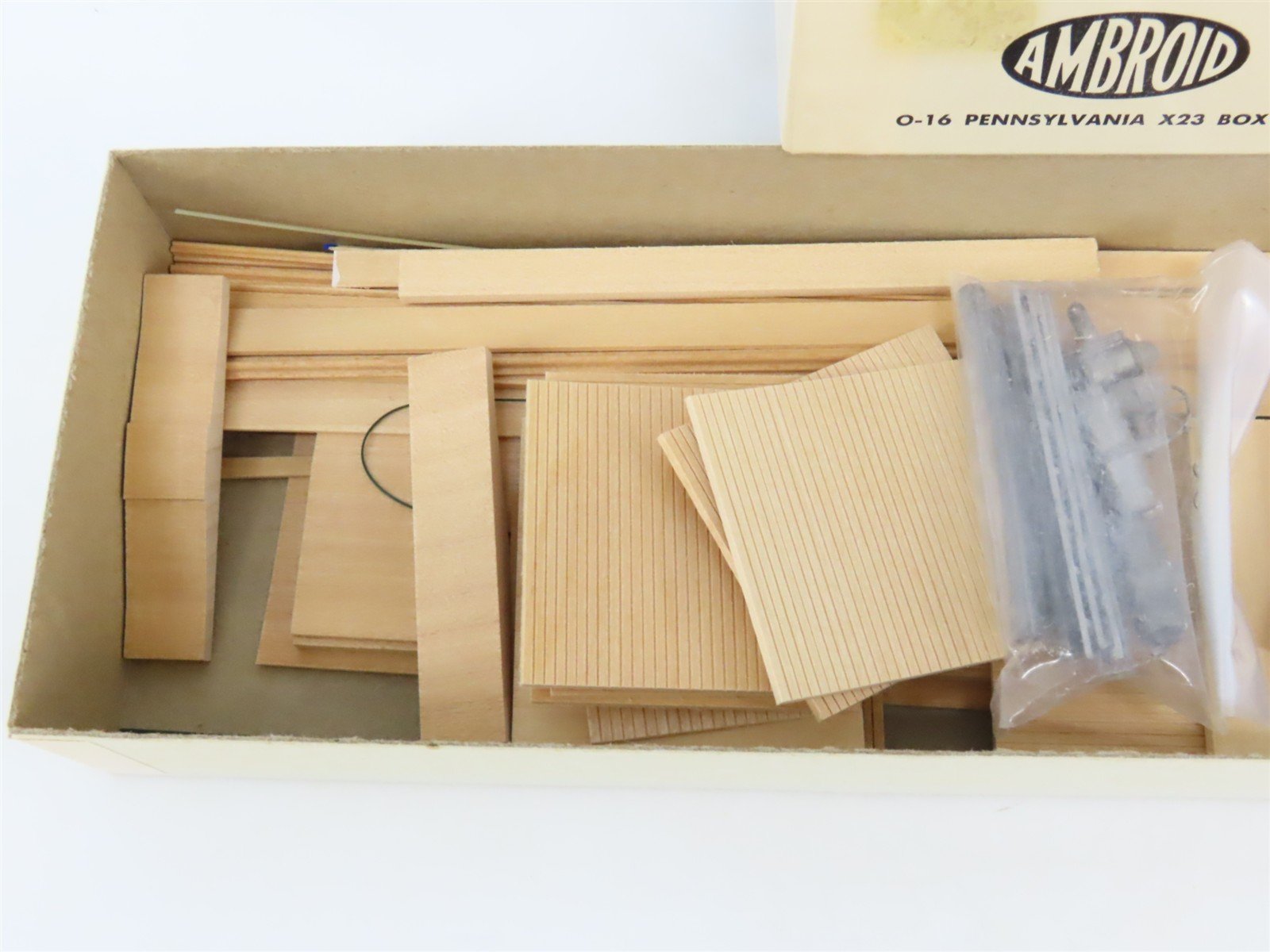 O Scale 2-Rail Ambroid Craftsman Kit #O-16 Undecorated PRR X23 Box Car