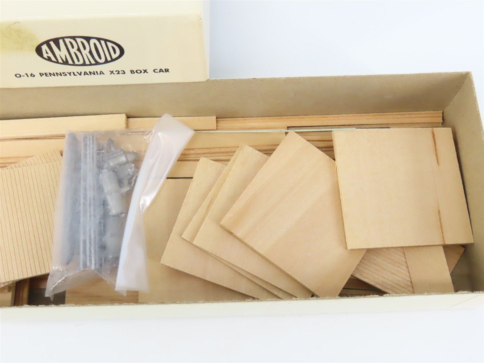 O Scale 2-Rail Ambroid Craftsman Kit #O-16 Undecorated PRR X23 Box Car