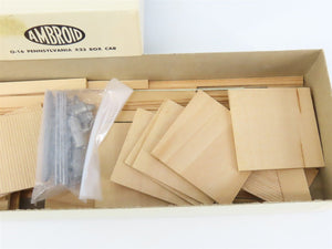 O Scale 2-Rail Ambroid Craftsman Kit #O-16 Undecorated PRR X23 Box Car
