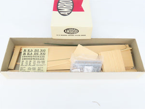 O Scale 2-Rail Ambroid Craftsman Kit #O-14 Undecorated RDG Outside-Braced Reefer
