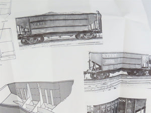 O Scale 2-Rail Ambroid Craftsman Kit #O-17 Undecorated ERIE/NYSW 3-Bay Hopper