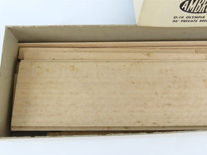 O Scale 2-Rail Ambroid Craftsman Kit #O-18 Undecorated Olympia Beer 36' Reefer