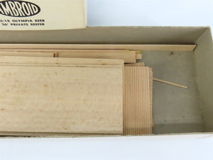 O Scale 2-Rail Ambroid Craftsman Kit #O-18 Undecorated Olympia Beer 36' Reefer
