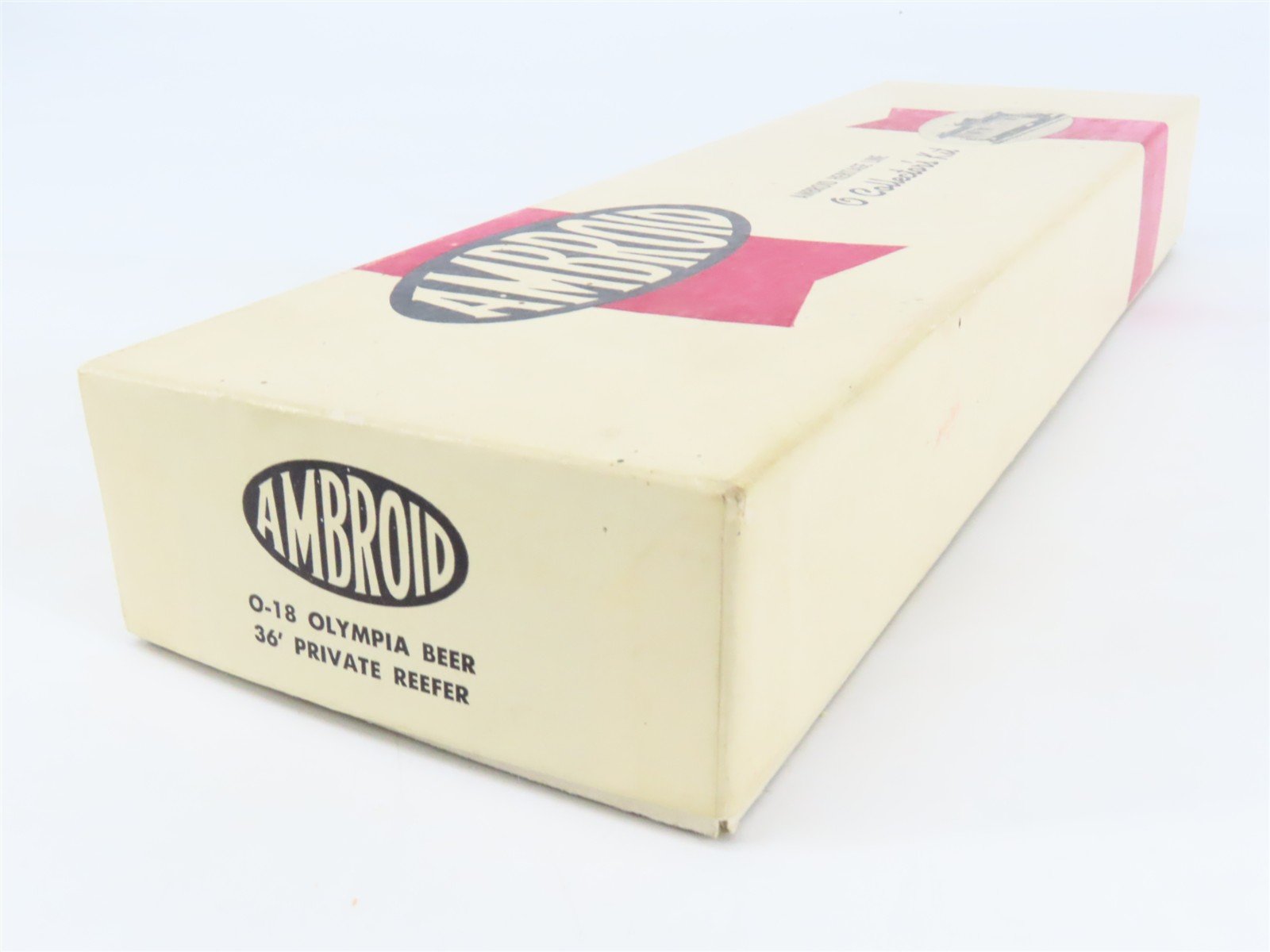 O Scale 2-Rail Ambroid Craftsman Kit #O-18 Undecorated Olympia Beer 36' Reefer