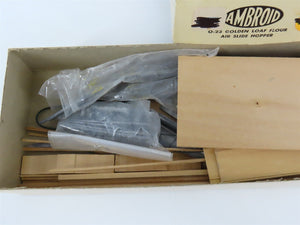 O 2-Rail Ambroid Craftsman Kit #O-23 Undecorated Golden Loaf Airslide Hopper