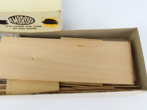 O 2-Rail Ambroid Craftsman Kit #O-23 Undecorated Golden Loaf Airslide Hopper