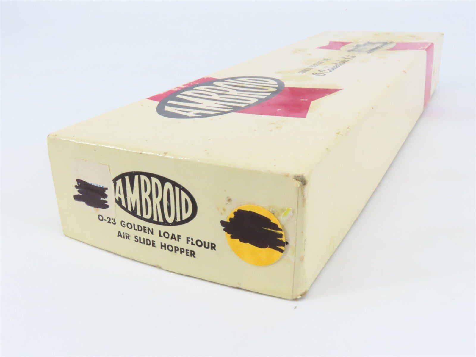 O 2-Rail Ambroid Craftsman Kit #O-23 Undecorated Golden Loaf Airslide Hopper