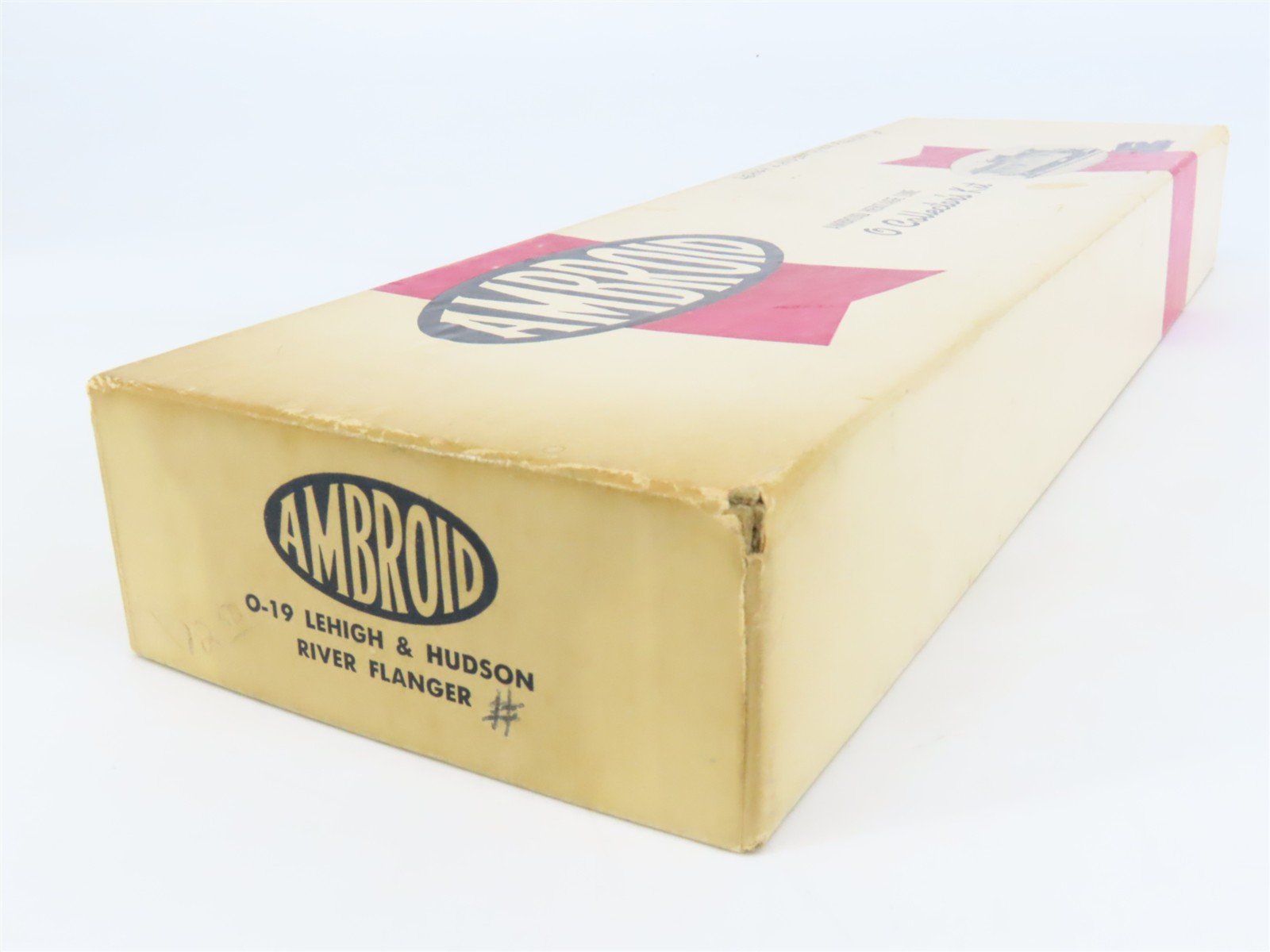 O Scale 2-Rail Ambroid Craftsman Kit #O-19 Undecorated LHR Flanger Car