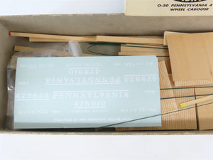 O Scale 2-Rail Ambroid Craftsman Kit #O-20 Undecorated PRR 4 or 8-Wheel Caboose
