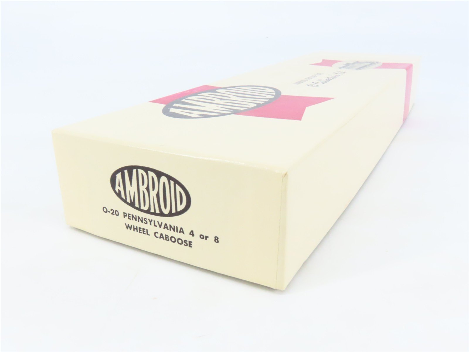 O Scale 2-Rail Ambroid Craftsman Kit #O-20 Undecorated PRR 4 or 8-Wheel Caboose