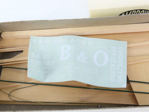 O Scale 2-Rail Ambroid Craftsman Kit #O-25 Undecorated B&O 3-Bay Woodchip Hopper