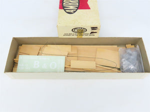 O Scale 2-Rail Ambroid Craftsman Kit #O-25 Undecorated B&O 3-Bay Woodchip Hopper
