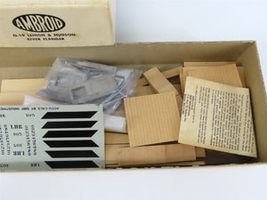 O Scale 2-Rail Ambroid Craftsman Kit #O-19 Undecorated LHR Flanger Car