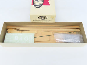 O Scale 2-Rail Ambroid Craftsman Kit #O-25 Undecorated B&O 3-Bay Woodchip Hopper