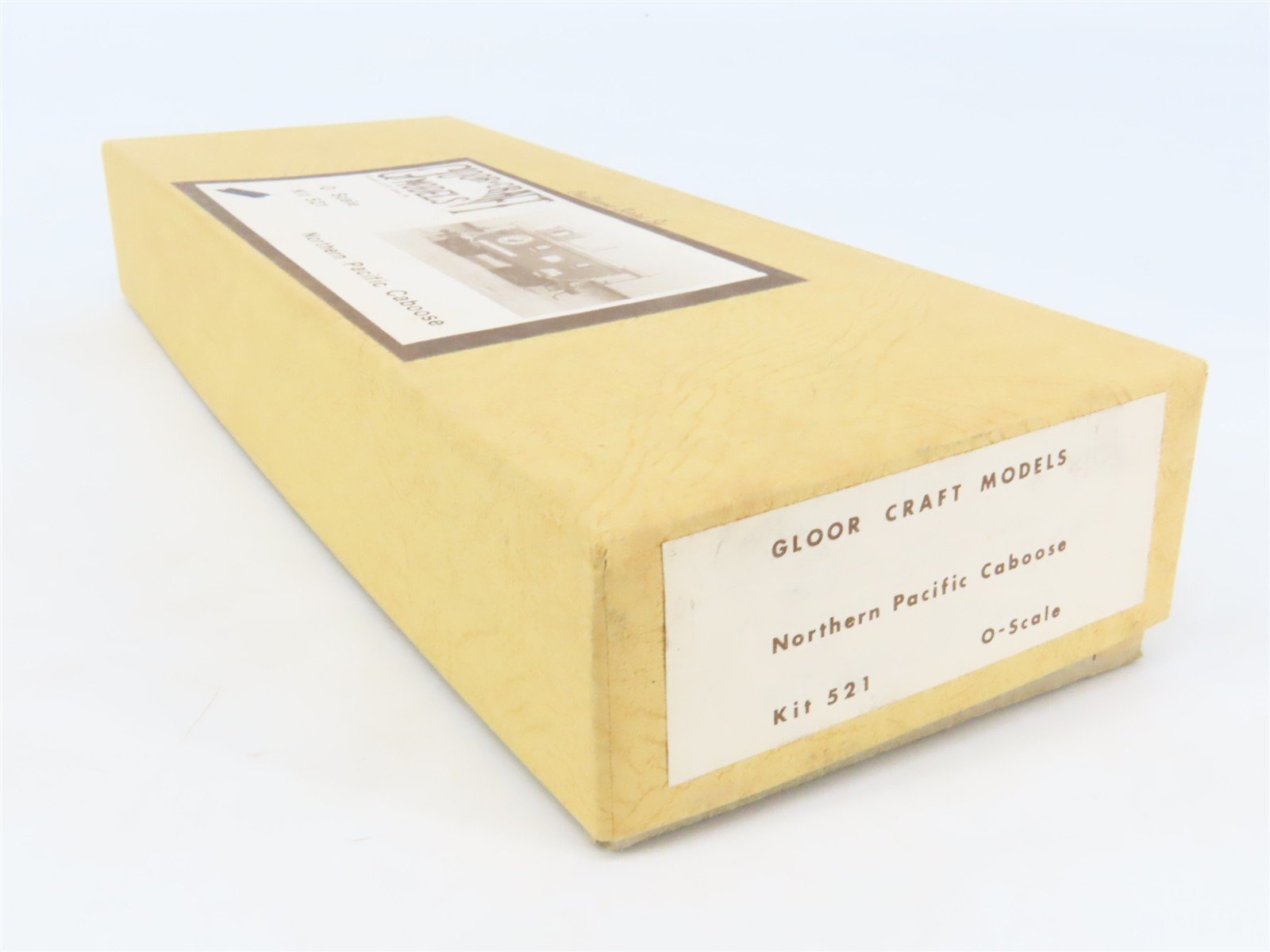 O 2-Rail Gloor-Craft Craftsman Kit #521 Undecorated NP 29' Offset Cupola Caboose
