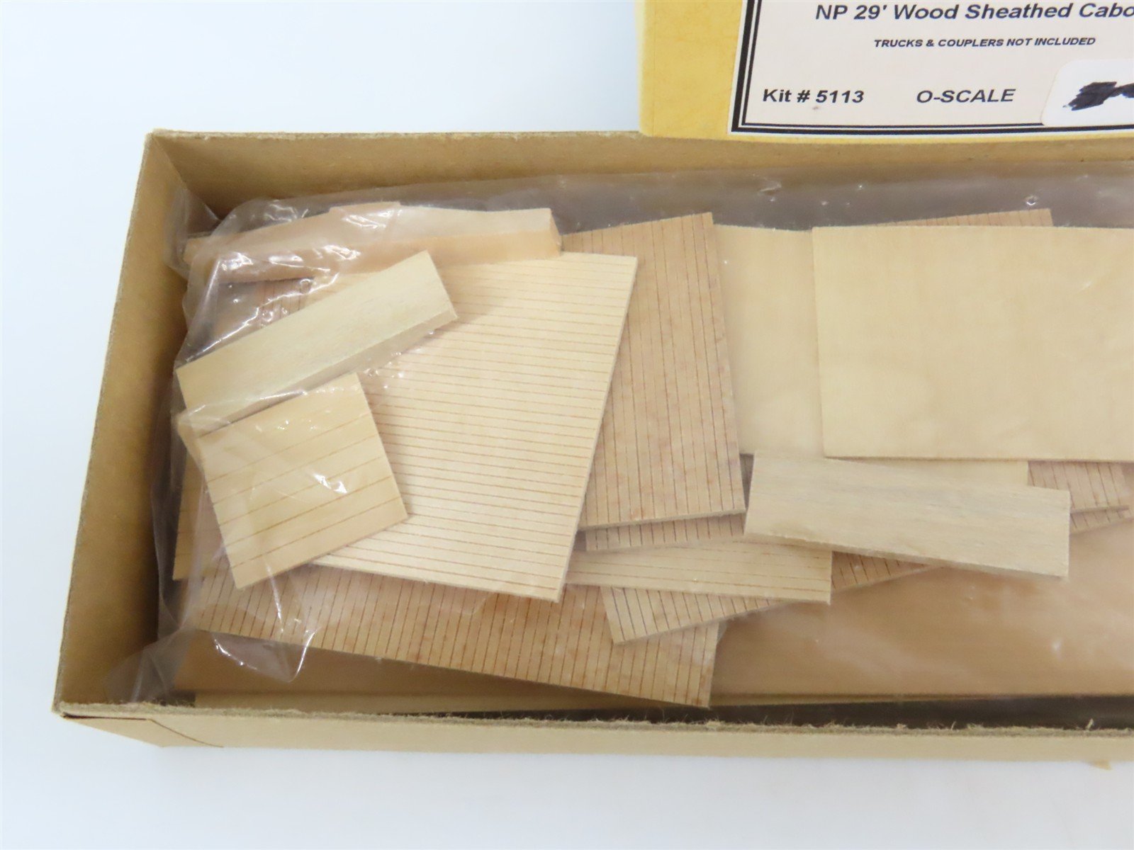 O 2-Rail Gloor-Craft Craftsman Kit 5113 Undecorated NP 29' Offset Cupola Caboose