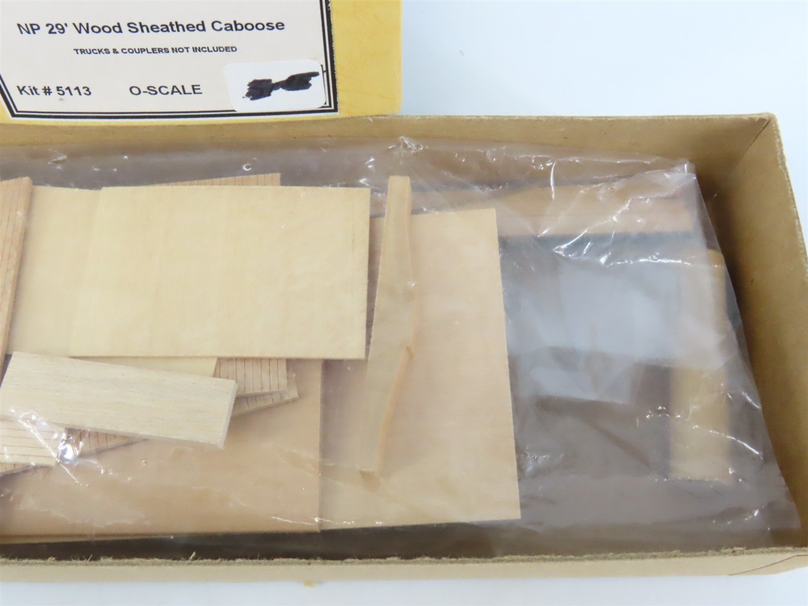 O 2-Rail Gloor-Craft Craftsman Kit 5113 Undecorated NP 29' Offset Cupola Caboose
