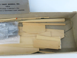 O Scale 2-Rail Quality Craft Craftsman Kit Undecorated N&W 2-Bay Hopper