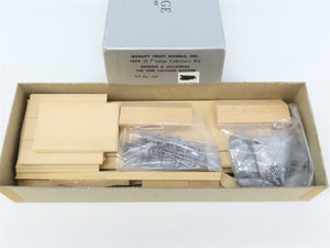 O 2-Rail Quality Craft Craftsman Kit #535 Undecorated D&M 2-Bay Covered Hopper