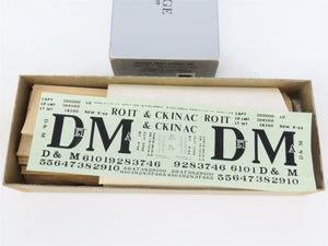 O 2-Rail Quality Craft Craftsman Kit #535 Undecorated D&M 2-Bay Covered Hopper