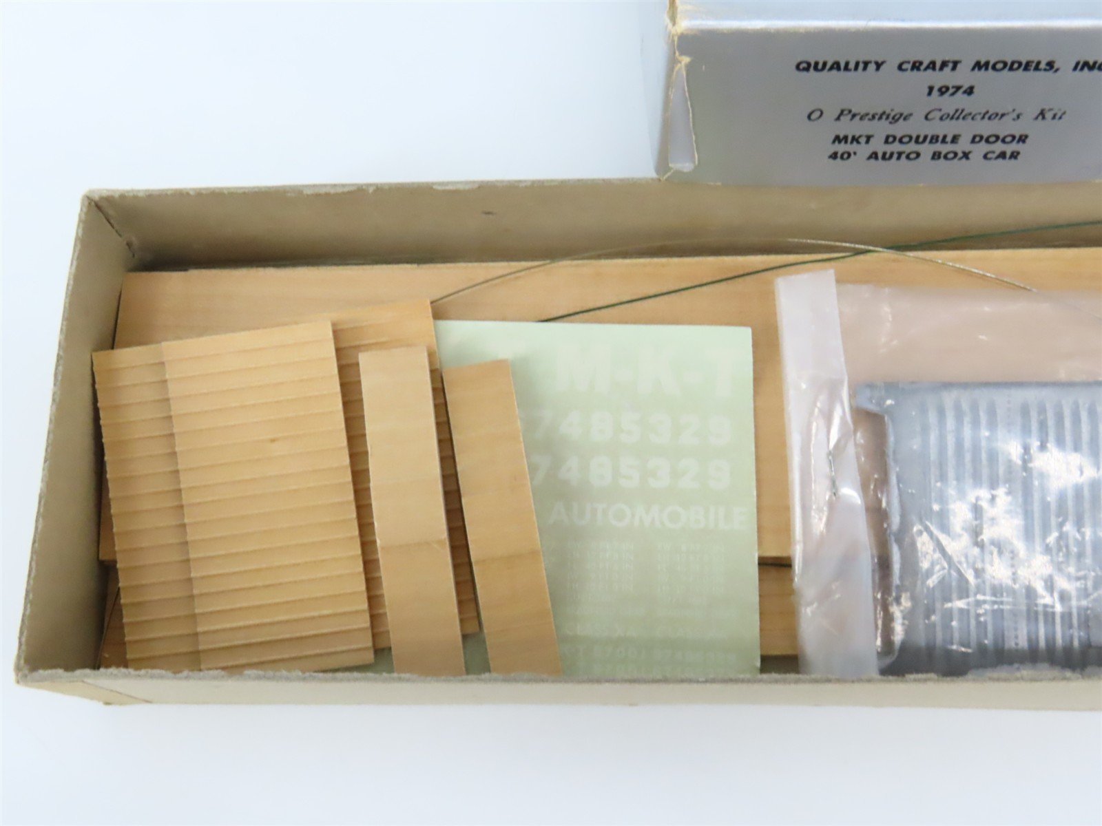 O Scale 2-Rail Quality Craft Craftsman Kit Undecorated MKT 40' Auto Box Car