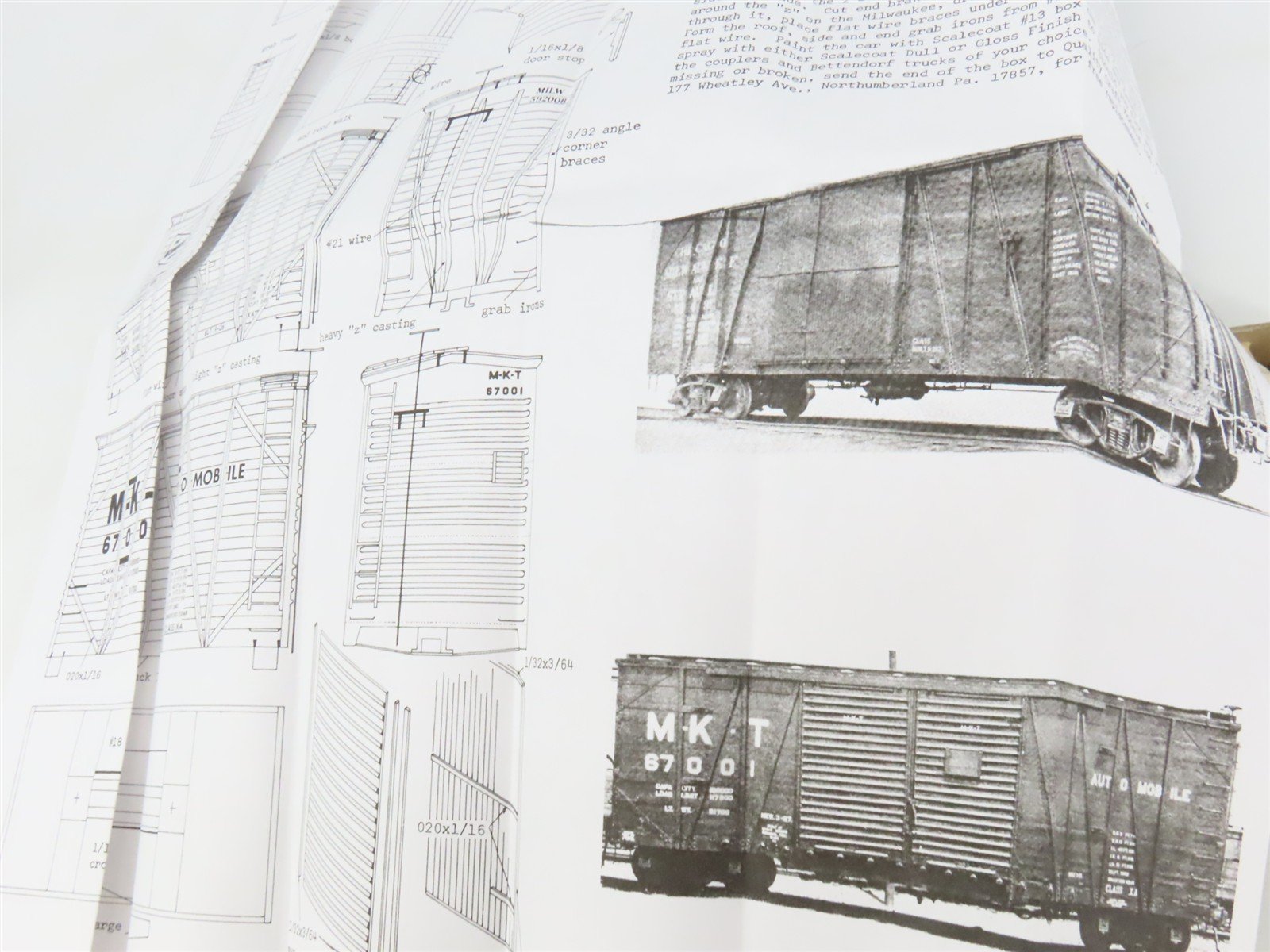 O Scale 2-Rail Quality Craft Craftsman Kit Undecorated MKT 40' Auto Box Car