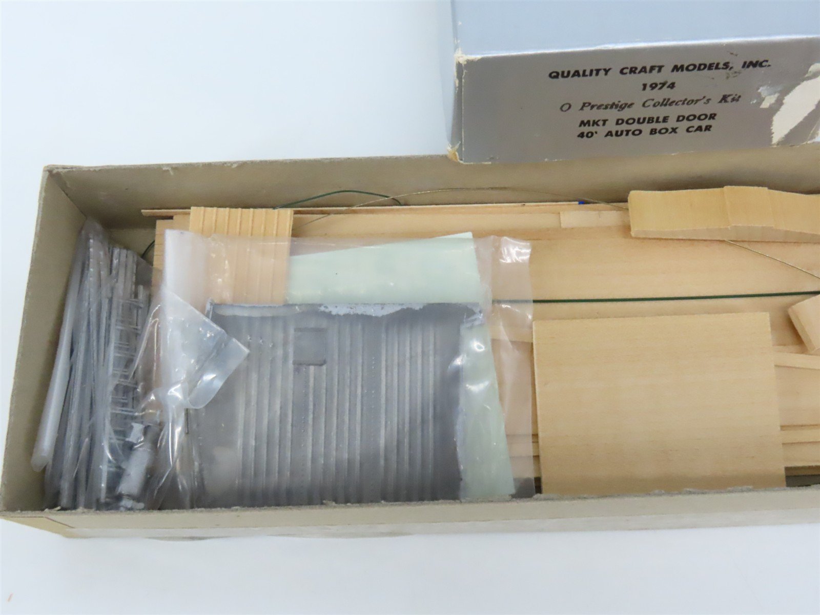 O Scale 2-Rail Quality Craft Craftsman Kit Undecorated MKT 40' Auto Box Car
