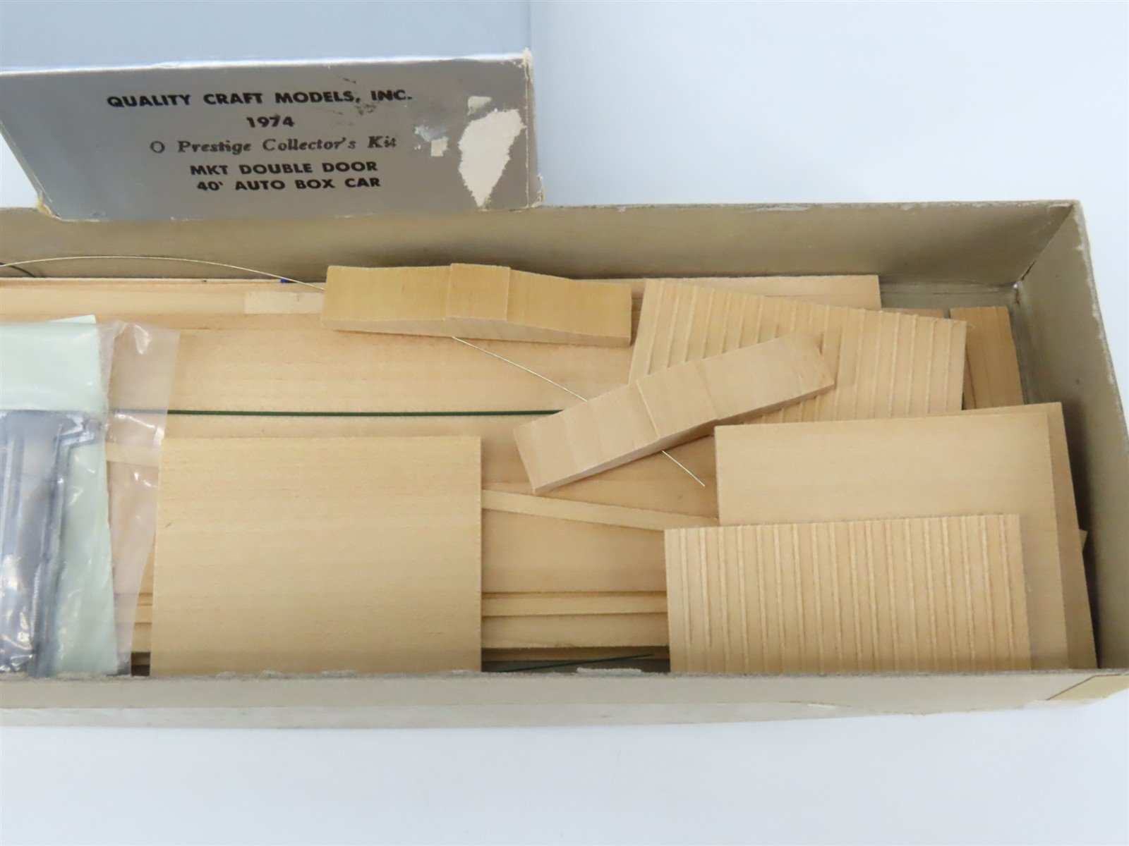 O Scale 2-Rail Quality Craft Craftsman Kit Undecorated MKT 40' Auto Box Car