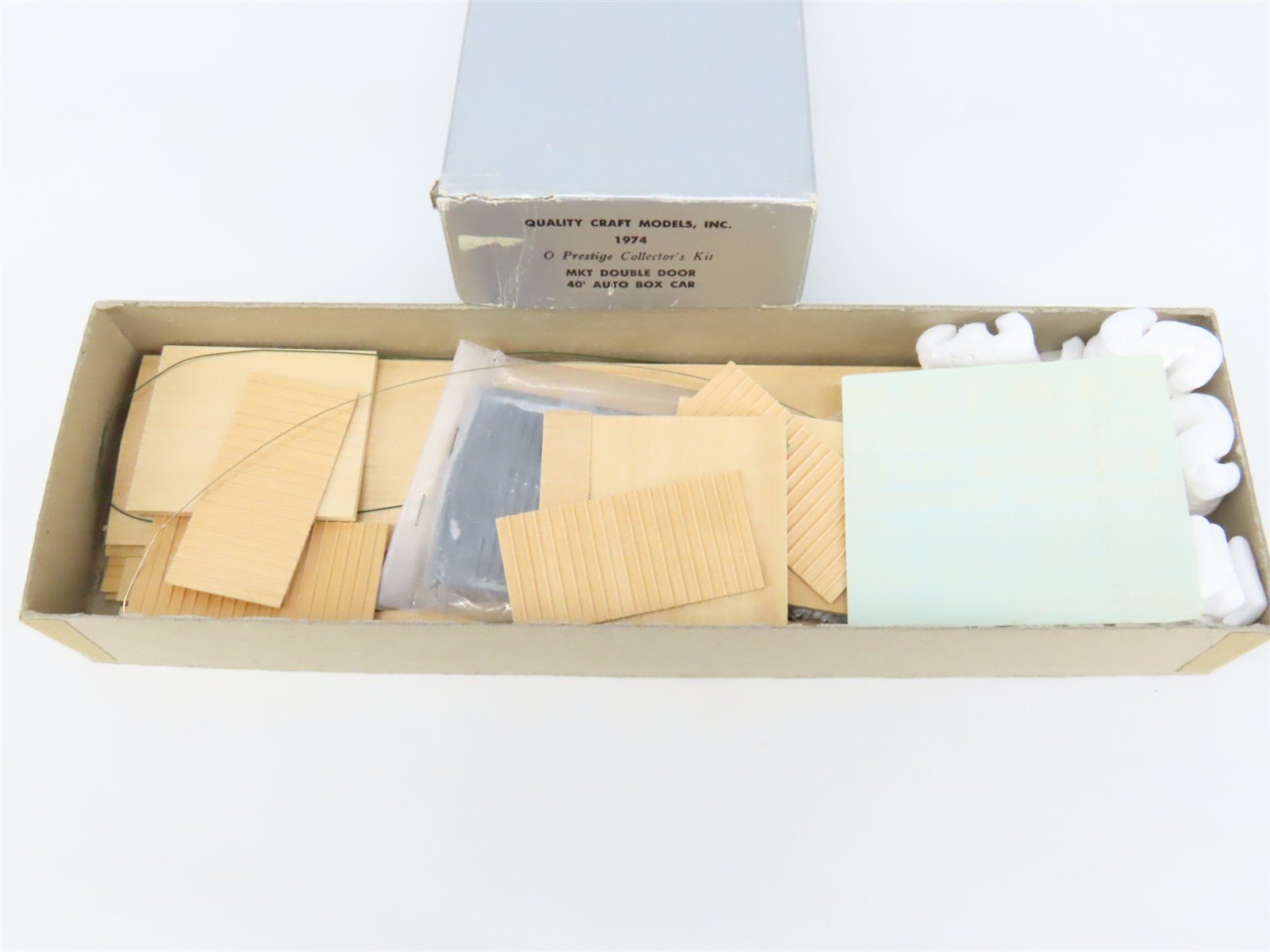 O Scale 2-Rail Quality Craft Craftsman Kit Undecorated MKT 40' Auto Box Car