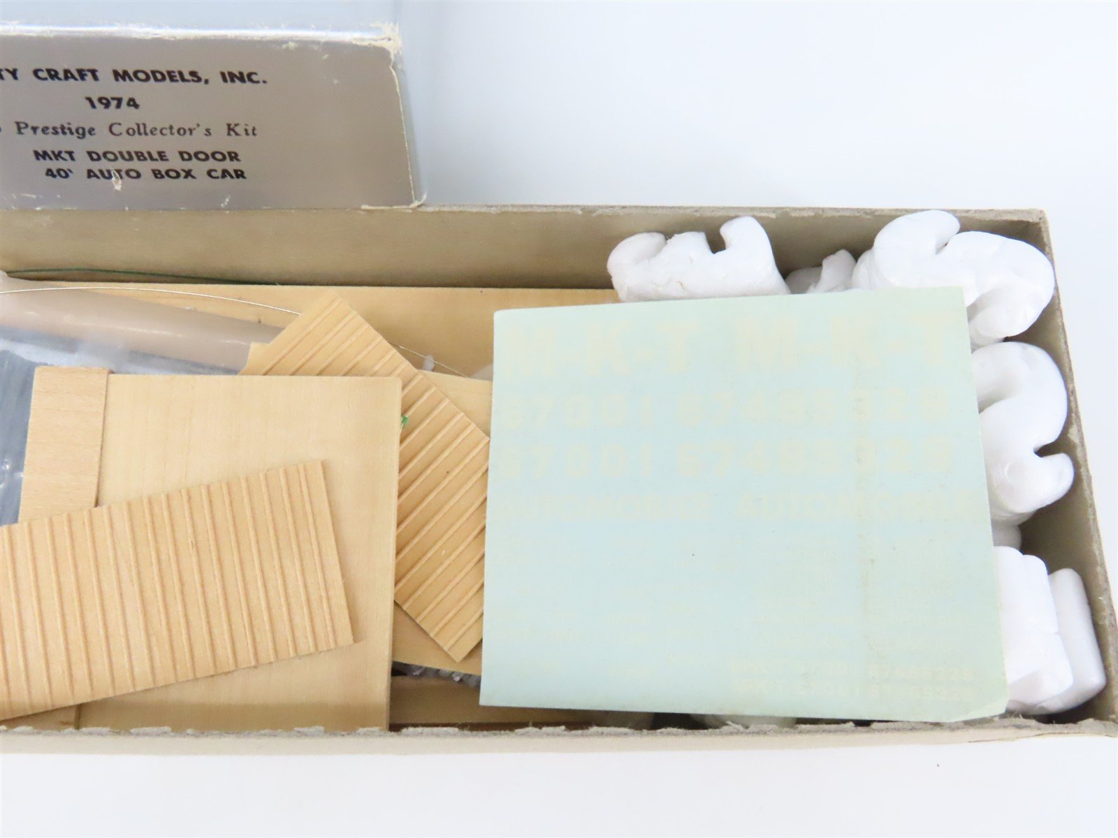 O Scale 2-Rail Quality Craft Craftsman Kit Undecorated MKT 40' Auto Box Car