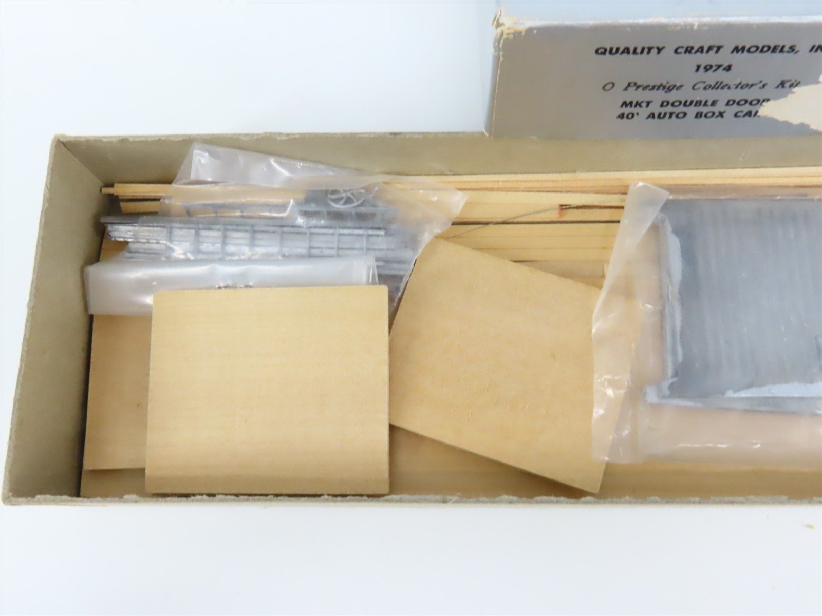 O Scale 2-Rail Quality Craft Craftsman Kit Undecorated MKT 40' Auto Box Car