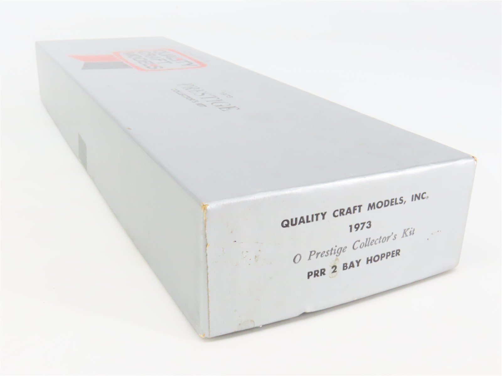 O Scale 2-Rail Quality Craft Craftsman Kit Undecorated PRR 2-Bay Open Hopper
