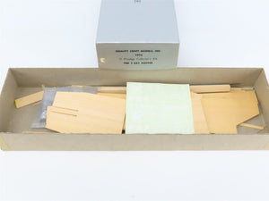 O Scale 2-Rail Quality Craft Craftsman Kit Undecorated PRR 2-Bay Open Hopper