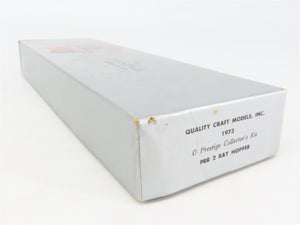 O Scale 2-Rail Quality Craft Craftsman Kit Undecorated PRR 2-Bay Open Hopper