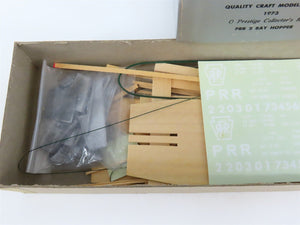O Scale 2-Rail Quality Craft Craftsman Kit Undecorated PRR 2-Bay Open Hopper