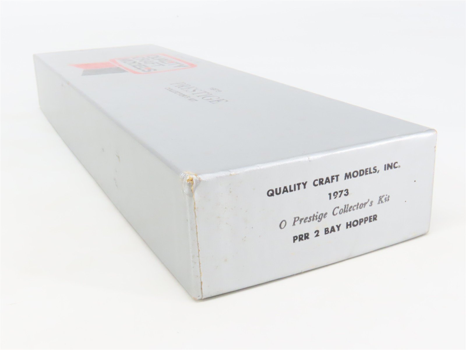 O Scale 2-Rail Quality Craft Craftsman Kit Undecorated PRR 2-Bay Open Hopper