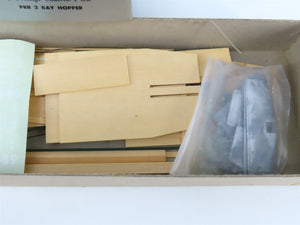 O Scale 2-Rail Quality Craft Craftsman Kit Undecorated PRR 2-Bay Open Hopper