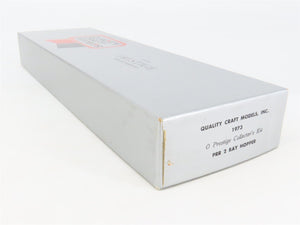 O Scale 2-Rail Quality Craft Craftsman Kit Undecorated PRR 2-Bay Open Hopper
