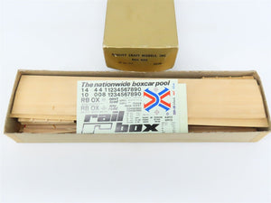 O Scale 2-Rail Quality Craft Craftsman Kit #519 Undecorated Railbox 50' Box Car