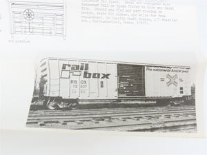 O Scale 2-Rail Quality Craft Craftsman Kit #519 Undecorated Railbox 50' Box Car
