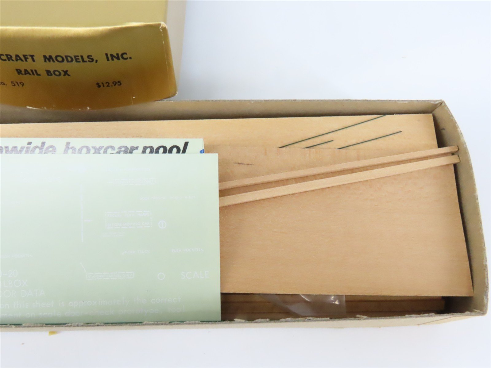 O Scale 2-Rail Quality Craft Craftsman Kit #519 Undecorated Railbox 50' Box Car