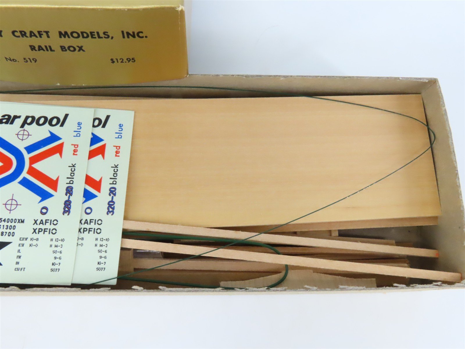 O Scale 2-Rail Quality Craft Craftsman Kit #519 Undecorated Railbox 50' Box Car