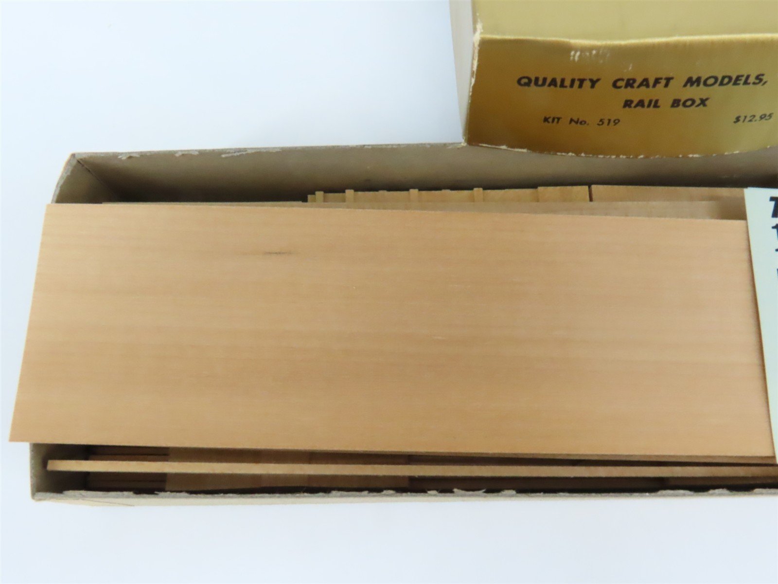 O Scale 2-Rail Quality Craft Craftsman Kit #519 Undecorated Railbox 50' Box Car