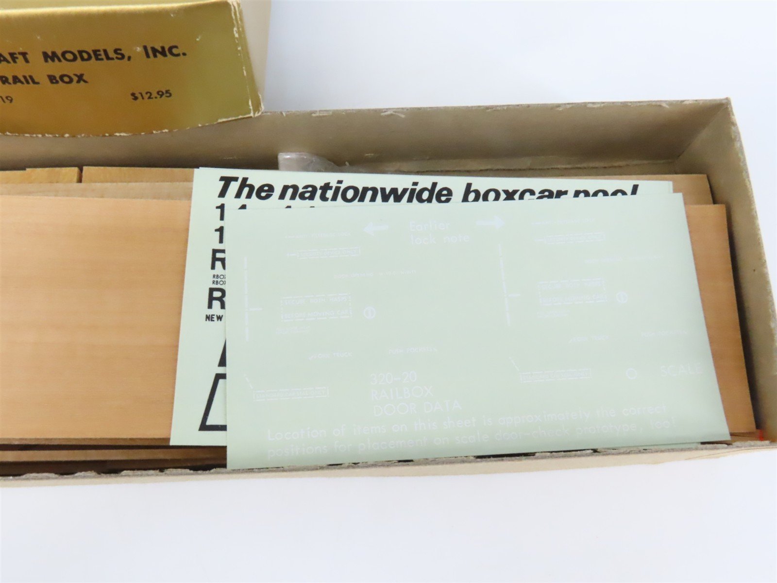 O Scale 2-Rail Quality Craft Craftsman Kit #519 Undecorated Railbox 50' Box Car