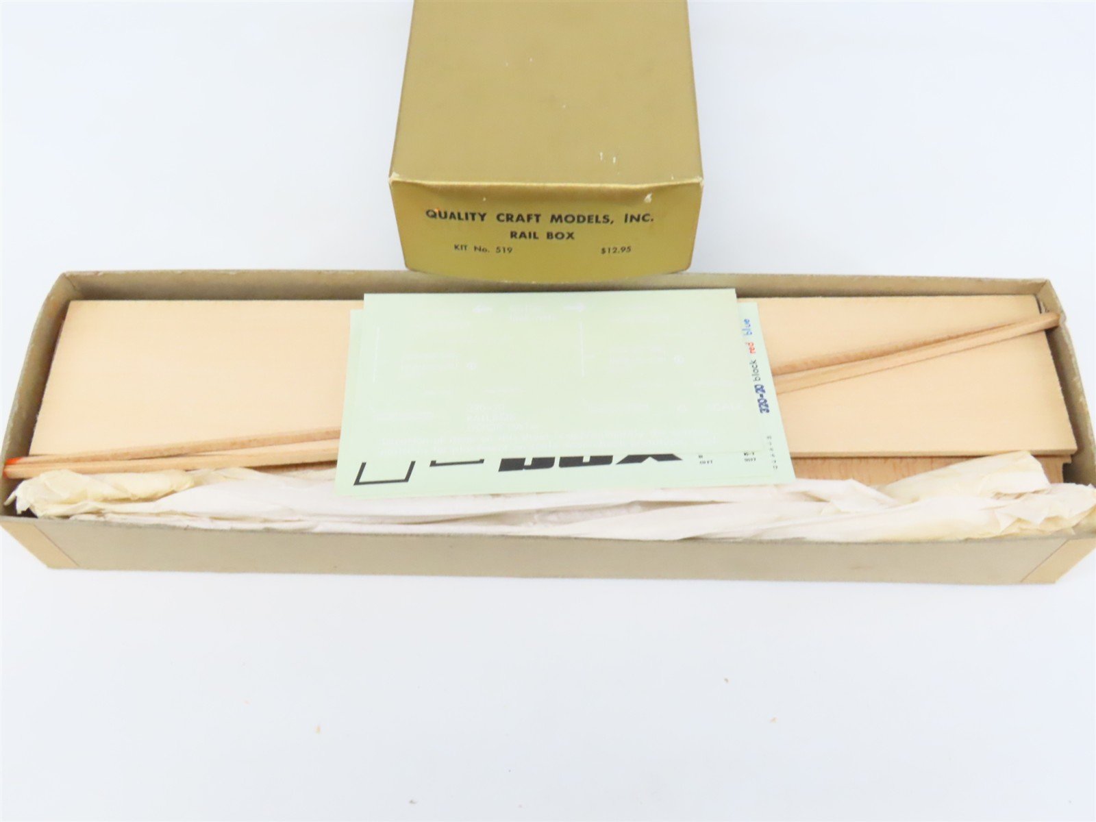 O Scale 2-Rail Quality Craft Craftsman Kit #519 Undecorated Railbox 50' Box Car