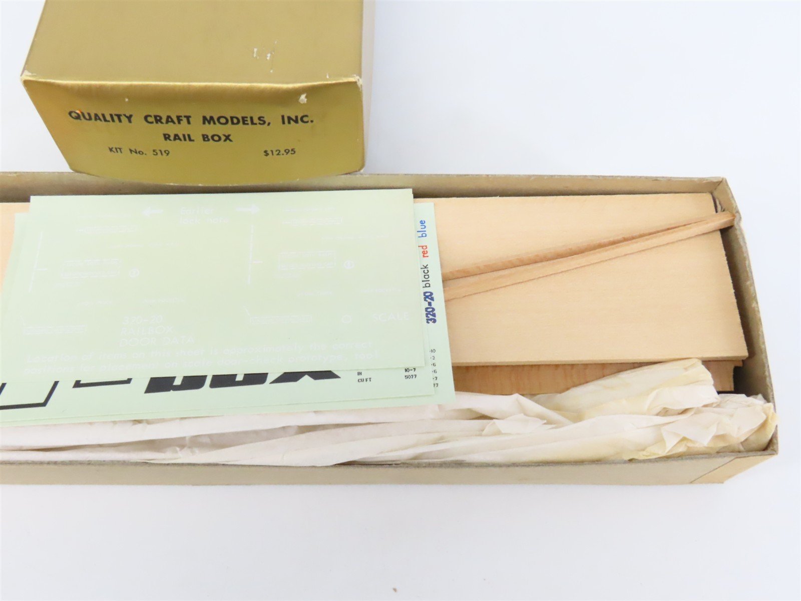 O Scale 2-Rail Quality Craft Craftsman Kit #519 Undecorated Railbox 50' Box Car