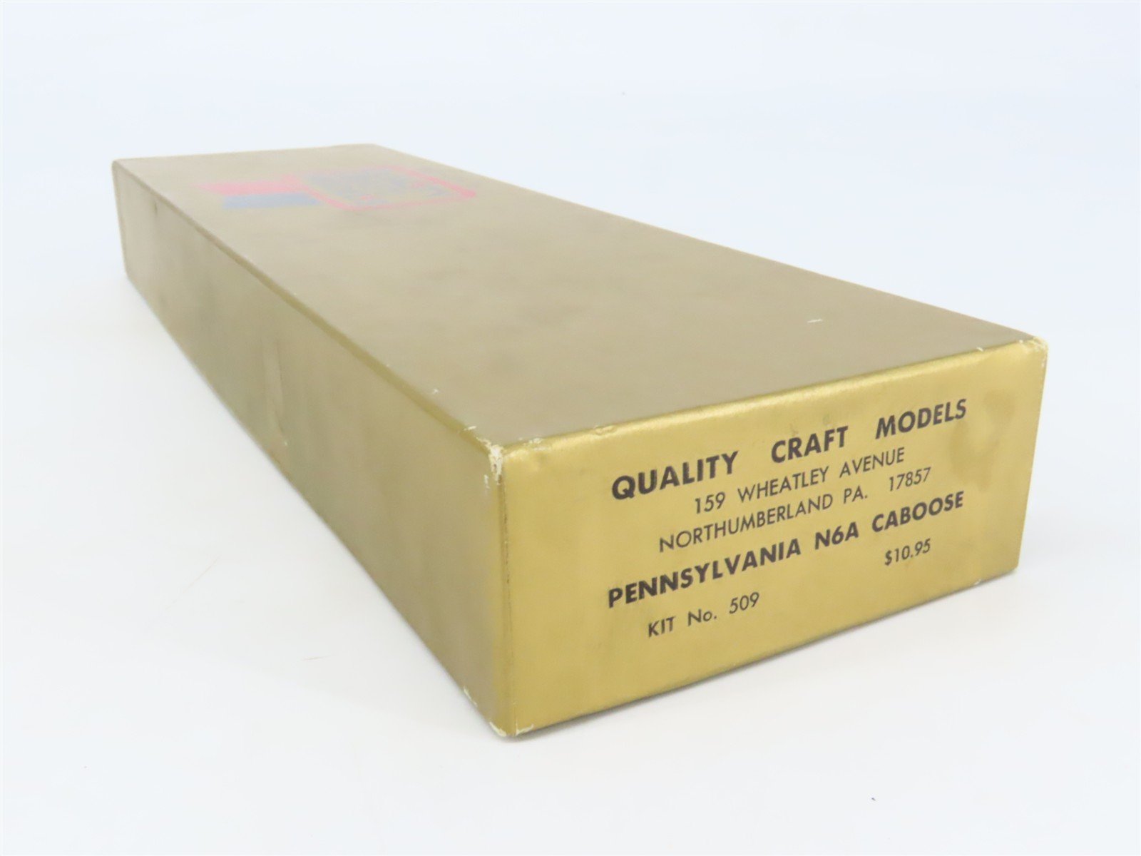 O Scale 2-Rail Quality Craft Craftsman Kit #509 Undecorated PRR N6A Caboose